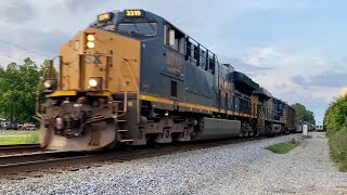 CSX 3310 with a Nice K5LA Leads I031 at Ricks Rd [upl. by Eico]