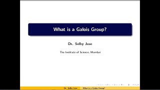 Galois Theory Lecture 3 What is a Galois Group [upl. by Ydnis]