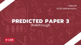 Live Walkthrough  Predicted Paper 3  Dr Frost Maths  GCSE Maths  Higher  Edexcel [upl. by Biagi]