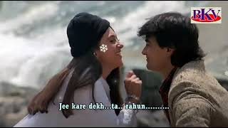 Kitna Pyara Tujhe  KARAOKE  Raja Hindustani 1996  Aamir Khan amp Karisma Kapoor [upl. by Wilton638]