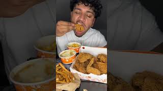 Popeyes Mukbang ASMR [upl. by Wende]