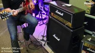 Marshall DSL100 Head demo with Chris George at PMT [upl. by Odradlig]