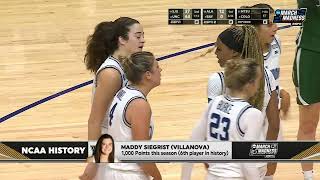 Maddy Siegrist reaches 1000 PTS in a single season 🙌  ESPN College Basketball [upl. by Ynnig]