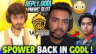 GODL Hades On Spower Back In GodL😳💛Admino Reveal GodL PMWC Slot❓ [upl. by Adivad]