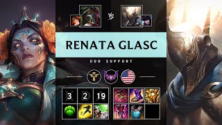 Renata Glasc Support vs Pantheon  NA Master Patch 1422 [upl. by Rooke]