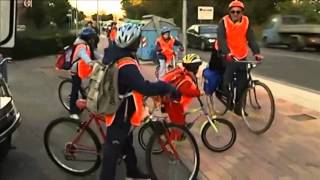 Cycle Bus to school in Reggio Emilia Italy [upl. by Sylvan]