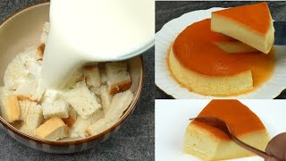 Bread Pudding l Bread Caramel Flan [upl. by Eednam152]