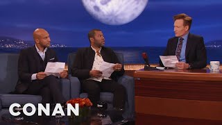 KeeganMichael Key Jordan Peele amp Conan Reenact A Scene From quotKeanuquot  CONAN on TBS [upl. by Burtis805]