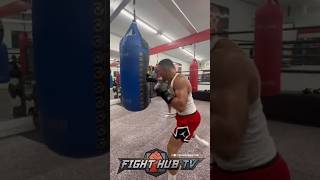 Teofimo Lopez FIRST LOOK training since unretiring RIPS heavy bag [upl. by Eidissac]