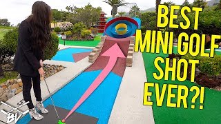 THIS HAS NEVER HAPPENED  ELISHAS BEST MINI GOLF PUTT EVER [upl. by Rocky]