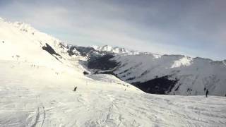 Skifahren und Schneeräumen in Sedrun GoPro Hero HD Ende Dezember 2011 [upl. by Sliwa]