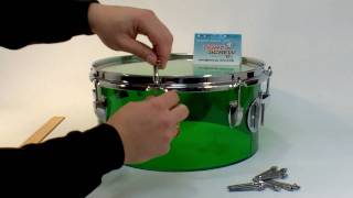 TightScrew NonLoosening Drum Tension Rods Demo [upl. by Uyekawa]