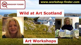 Meet Ute and Janet for the Wild at Art Scotland workshops [upl. by Egag]