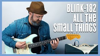 Blink182 All the Small Things Guitar Tutorial [upl. by Atoiganap]