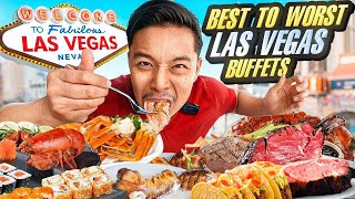 The BEST To WORST Buffets In Las Vegas In 2024 RANKED [upl. by Anatolio]