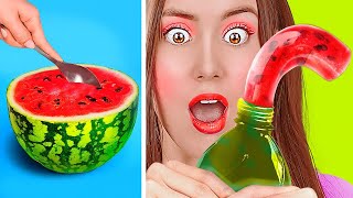 SMART FOOD HACKS AND DIY KITCHEN TRICKS  Crazy Cooking Challenges Me vs Grandma By 123 GO Like [upl. by Maddox]