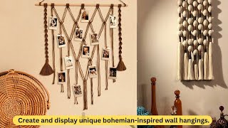 Create and display unique bohemianinspired wall hangings [upl. by Seraphina561]