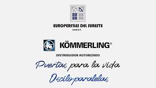 Puertas Osciloparalelas  Kömmerling  Europerfiles del Sureste [upl. by Ayor]