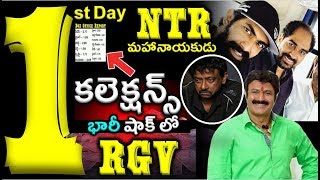 NTR Biopic NTR Mahanayakudu Movie 1st Day Box Office Collectionsbalakrishna [upl. by Nosnibor]