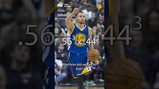 Calculating the odds that Stephen Curry will make a threepoint shot shorts [upl. by Elysee]