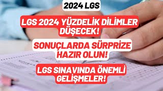 LGS yüzdelikleri düşecek 2024  Okul puanları ve yüzdelik dilimler nasıl olacak hangi yıla benzer [upl. by Yelnahs620]