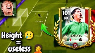 Gk Camposs height really matters 😆  Fc mobile  Copa Camposs review ✅ [upl. by Gillan532]