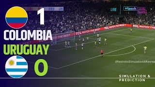 ⚽ Colombia 10 Uruguay 🏆 COPA AMERICA 2024  Highlights  Simulación y recreación de videojuego [upl. by Attehcram536]