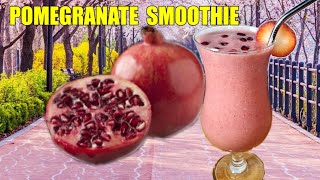 Pomegranate Smoothie  All Natural Smoothie  Heart Healthy [upl. by Levram]