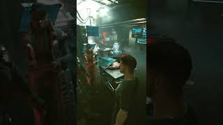 Punching Placide in Third Person gaming cyberpunk2077 [upl. by Zorah]