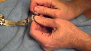 How To Resize And Adjust A Metal Watch Band [upl. by Odraner825]