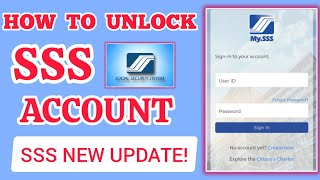 HOW TO UNLOCK SSS ACCOUNT ONLINE  SSS FORGOT PASSWORD  PAANO MAGUNLOCK NG SSS ACCOUNT sssonline [upl. by Erickson]