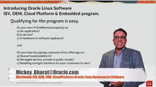 Mickey Talks on Oracle Linux Open Source Software ISV OEM Embedded Cloud Platform Partnership [upl. by Diraj]