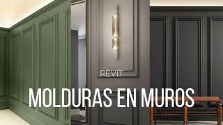 Como hacer Molduras  Revit [upl. by Glad]