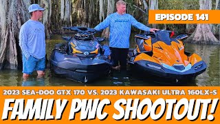 2023 SeaDoo GTX 170 vs 2023 Kawasaki Ultra 160LXS The Watercraft Journal Ep 141 [upl. by Huntlee603]