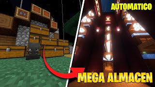 MEJORE mi almacenamiento en MINECRAFT SURVIVAL [upl. by Oelgnaed]