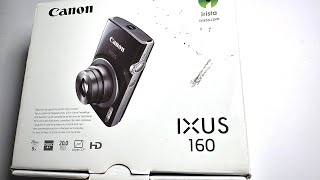 Canon IXUS 160 Digital Camera Unboxing [upl. by Belda]