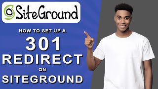 How to set up a 301 redirect on siteground 2024 [upl. by Safoelc]