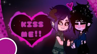 KISS ME💜🌺 Gacha lovemail meme ft my ocs [upl. by Coulter]