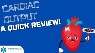 Cardiac Output  A 4 minute review Great for EMS students EMTs AEMTs and Paramedics [upl. by Neehahs]