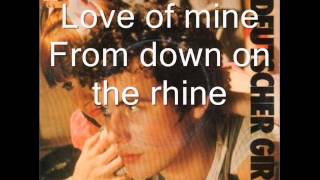 Adam and the ants  Deutscher Girls Lyrics [upl. by Yelich]