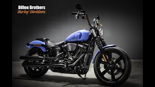 2022 Harley Davidson Street Bob in Fastback Blue [upl. by Ayidan]