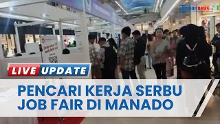 Job Fair 2023 Disambut Baik Anakanak Muda di Kota Manado Ada 29 Perusahaan yang Buka Stan [upl. by Jerroll]