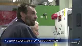 In crescita le esportazioni di Puglia Basilicata e Molise [upl. by Aivil]