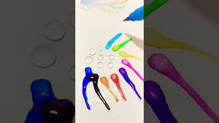 Satisfying watercolours share short comment [upl. by Meadow]