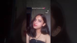 Reverse Transition 🙌🏻💕 anjalirajpoot09 makeuplook youtubeshorts trendingshorts shorts [upl. by Nellaf]