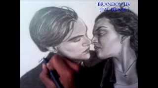 Drawing Leonardo Dicaprio and Kate Winslet Titanic [upl. by Efron343]