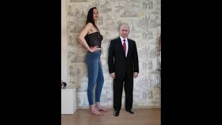 Height Comparison Of Ekaterina Lisina And Hollywood Actors shorts [upl. by Eitnom147]