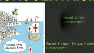 Descubrimiento de América Eurocentrismo Enrique Dussel en California [upl. by Chessa195]