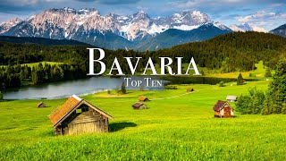 Top 10 Places To Visit In Bavaria  4K Travel Guide [upl. by Aitselec560]