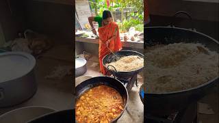 Fried rice aloo dum recipe home delivery order  food villgefood recipe cooking homedelivery [upl. by Tacklind530]